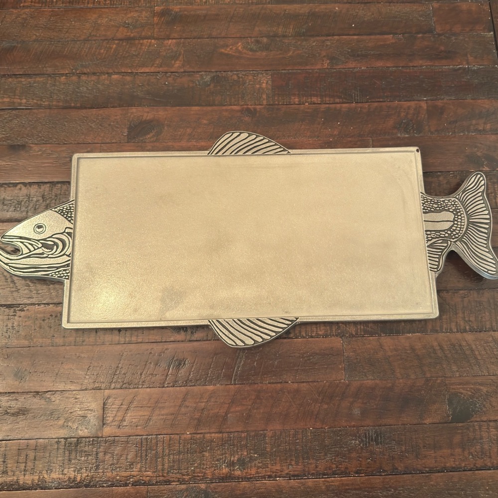 Wilton Armetale Pewter Fish Grilling Plank Serving Tray Platter 157480 RWP USA